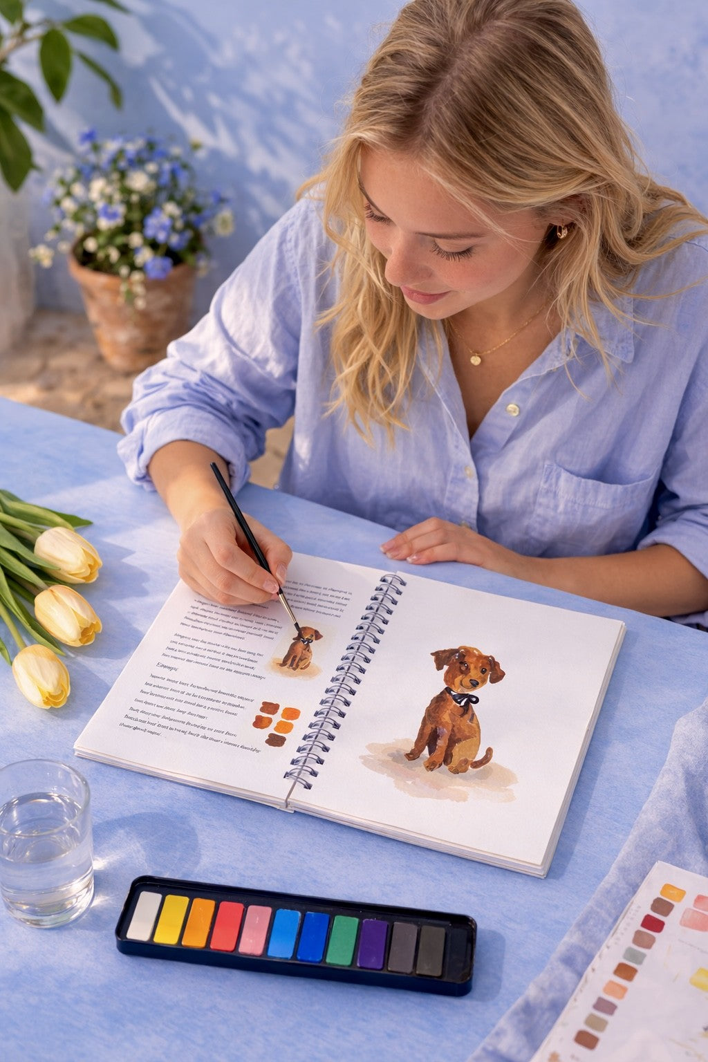 Akvarellbok Nordriket